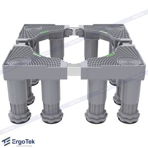 CHÂN ĐẾ MÁY GIẶT ERGOTEK 12 TRỤ CAO 22 CM
