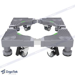CHÂN ĐẾ MÁY GIẶT ERGOTEK 4 TRỤ 4 BÁNH XE ĐÔI